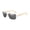 Gray, variant on New Style Square Frameless Sunglasses with Spring Hinges and UV400 Protection for Enhanced Visual Clarity