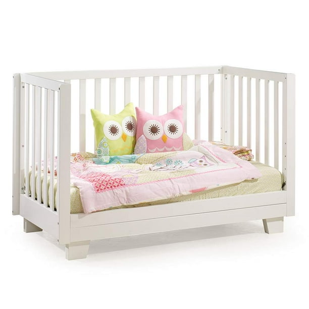 Kidiway Modern 4 in 1 Convertible Crib White Walmart