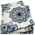 thumbnail image 2 of Sweet Home Collection 1800 Thread Count Egyptian Quality Brushed Microfiber 4 Piece Deep Pocket Bed Sheet Set, Queen, Ashley, 2 of 4