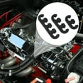 thumbnail image 3 of Unique Bargains 12pcs Universal 7mm 8mm 9mm Car Engine Spark Plug Separators Ignition Wire Separators Holder Black, 3 of 7