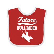 Inktastic Future Bull Rider Rodeo Riding Boys Baby Bib