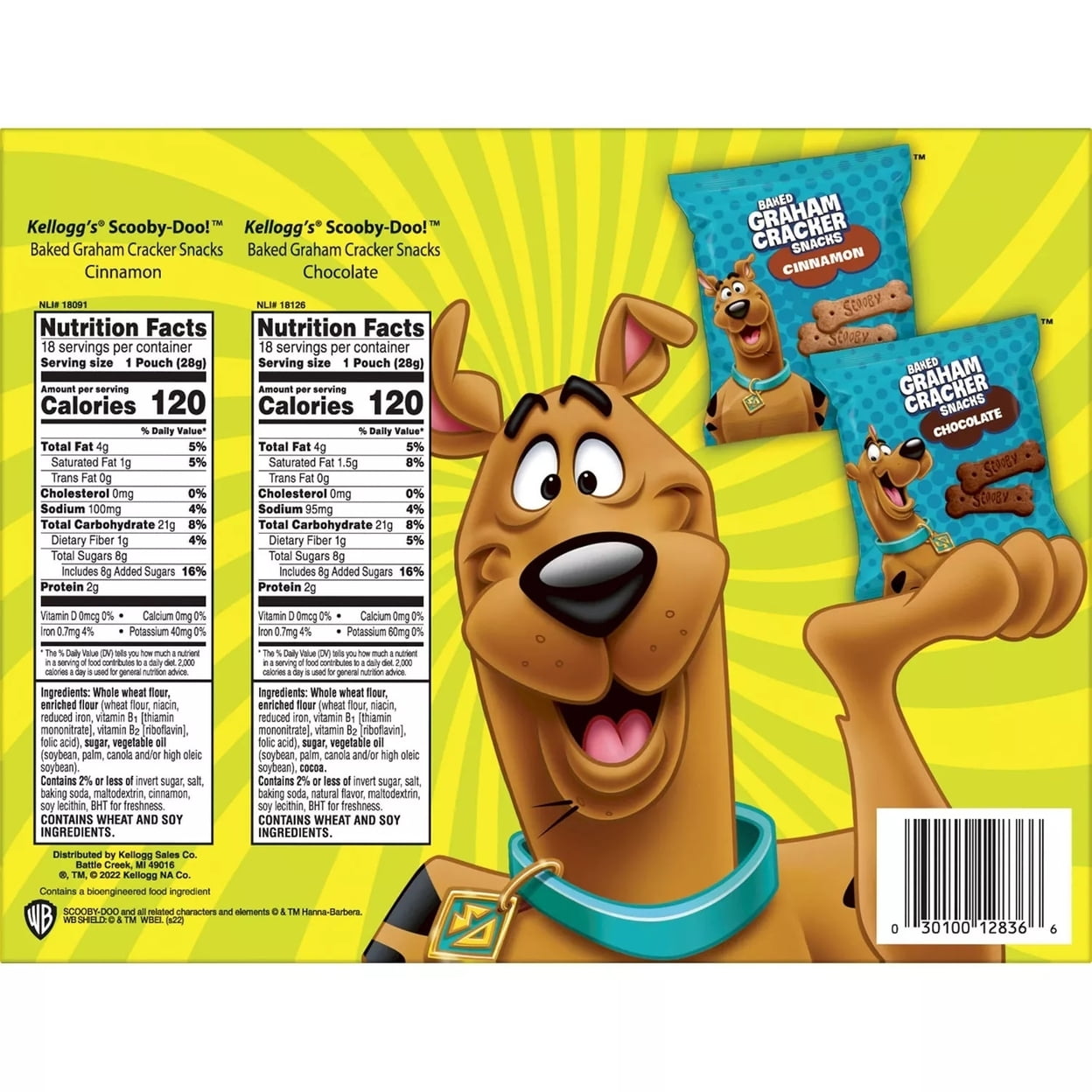 Kellogg's Scooby-Doo Grahams Variety Pack (36 Count)