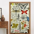 thumbnail image 4 of XMXT Japanese Noren Doorway Room Divider Curtain,Vintage Painting Dragonfly Butterfly Restaurant Closet Door Entrance Kitchen Curtains, 34 x 56 inches, 4 of 7