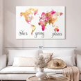 thumbnail image 2 of Elephant Stock She's Going Places Wall Art - Horizontal Canvas Wall Art - Living Room Wall Decor - Hobbies And Lifestyle Canvas - Beige And White Decor - 48" x 32", 2 of 8