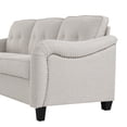 thumbnail image 6 of Aukfa 3 Piece Sectional Sofa Set for Living Room, Upholstered Modular Couch with 3-Seat Sofa, Loveseat & Accent Chair, Comfortable Furniture Set for Home/Apartment, Beige, 6 of 8