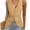 camel, variant on Women Button Front Sleeveless Layering Vest with Pockets