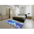 thumbnail image 4 of Ahgly Company Indoor Rectangle Patterned Very Peri Purple Area Rugs, 6' x 9', 4 of 6