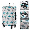 thumbnail image 5 of LightBlue Dinosaurs Eggs Pattern Luggage Cover Fashion Suitcase Cover Baggage Covers Fit 25-28 Inch Luggage (Go Travel), 5 of 5