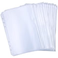 thumbnail image 1 of 12 bolsillos para carpetas, tamaño A5/A6, 6 agujeros, carpetas con cremallera para carpetas de 6 anillas, bolsas de hojas sueltas, bolsa de PVC impermeable, bolsas para archivar documentos Vhermosa Papelería Básica, 1 of 7