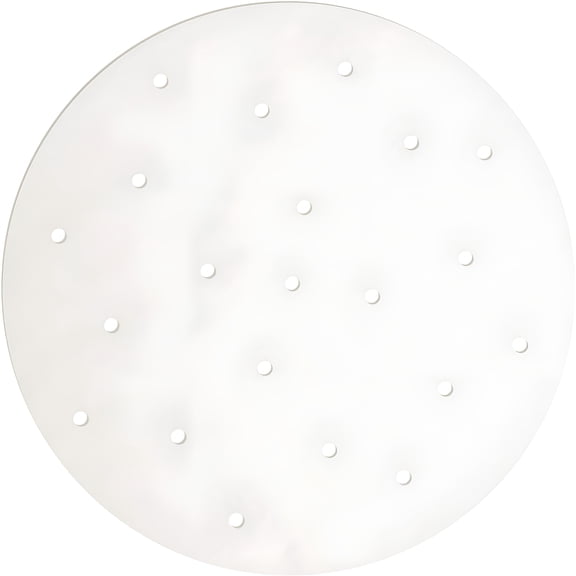 ACDANC 100-Pack Air Fryer Liners,8" Perforated Parchment Paper Sheet,Round Bamboo,Non-stick Basket,White