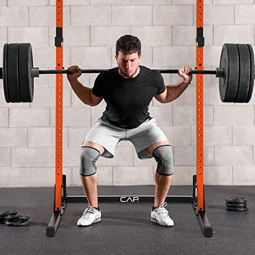 Cap barbell orange cap exercise power rack hotsell