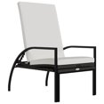 thumbnail image 5 of vidaXL Chaises Longues 2 Pcs avec Repose-Pieds en Rotin PE Brun, 5 of 5