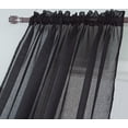 thumbnail image 2 of RT Designers Collection Astro Textured Rod Pocket Curtain Panel 54" x 90" Black, 2 of 7