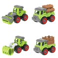 thumbnail image 1 of Car Children‘s Simulation Engineering Vehicle Green Disassembly And Assembly Sanitation Vehicle Boy Model Toy Car Screw Combination Gifts, 1 of 8