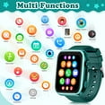 thumbnail image 3 of SHANNA Smart Watch for Kids with GPS 4G HD Touchscreen Watch with Phone GPS Tracker Real-Time Location SOS Video Call Voice Chat Camera for Boys Girls Gift, Green, 3 of 10