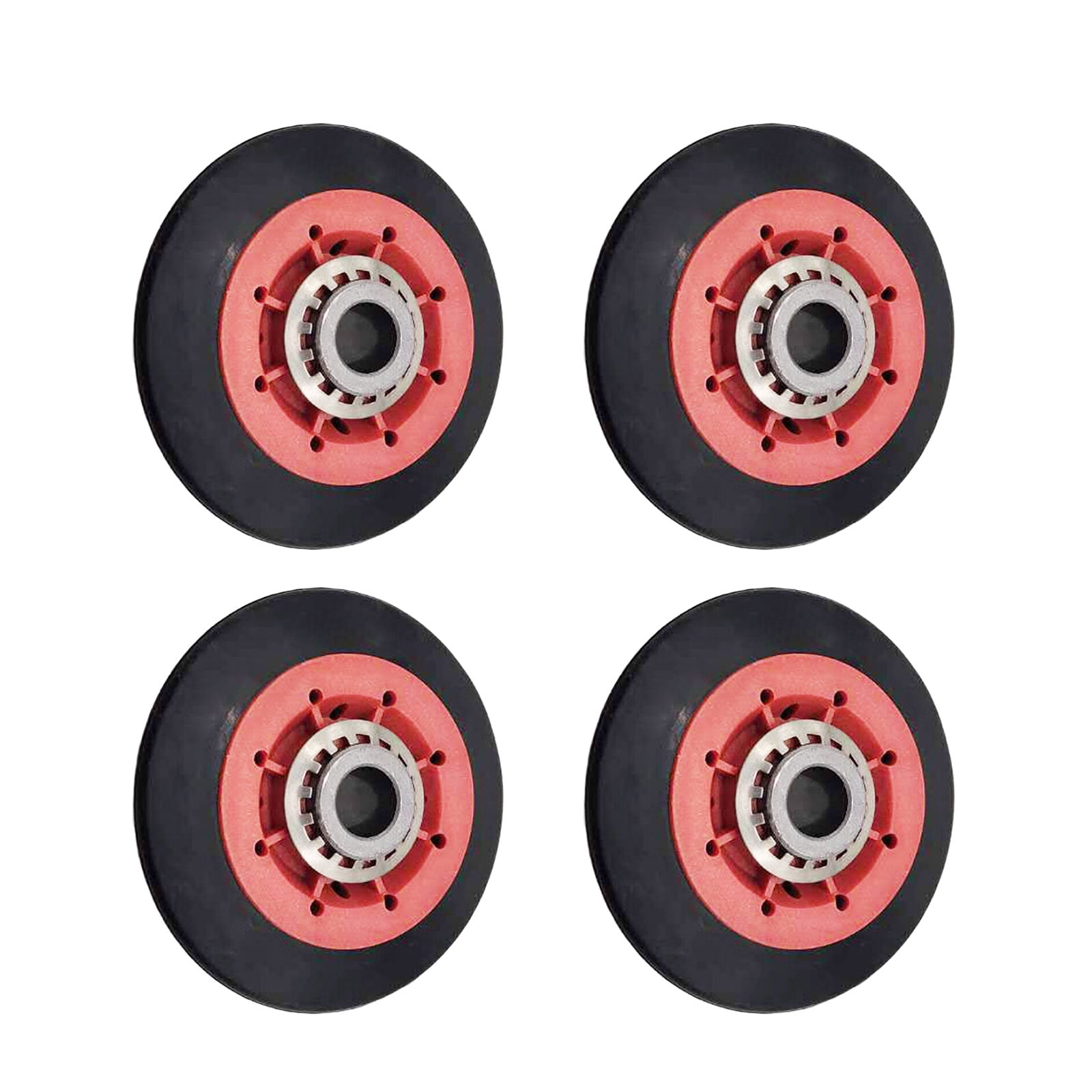 Pack of 4 Dryer Drum Rollers for Easy Installation Rusts Resistant Dryer Replacement Part Drying Machine Accessories