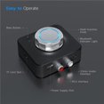 thumbnail image 2 of Receptor de Audio Bluetooth 5,0 Adaptador InaláMbrico EstéReo 3D Tarjeta TF RCA 3,5Mm 3,5 AUX Jack para Auriculares con Altavoz con Cable para Coche, 2 of 6