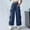 Navy, variant on IVEYRTF Women Solid Color Bow Tie Drawstring Elastic Waist Casual Pants Soft Stretchy Comfortable Workout Yoga Athletic Trousers Long Length(Light Blue,S)