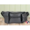 thumbnail image 7 of Genuine Leather Crossbody Waist Bag/Fanny Pack/ Multiple Pockets Waist Pack with Adjustable Belt and Phone Holder, 7 of 7