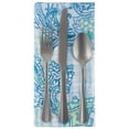 thumbnail image 3 of Blue Watercolor Paisley Print Outdoor Napkin (Set of 6), 3 of 3