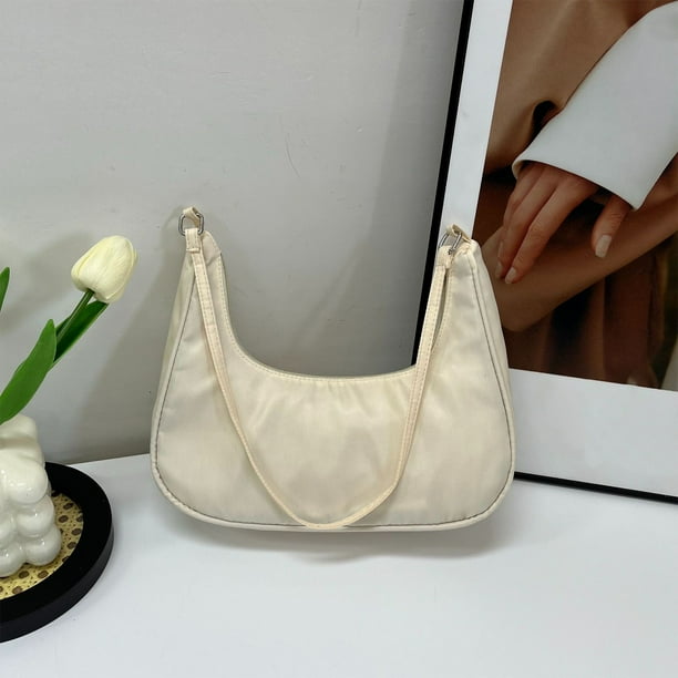 Bolso de hombro para mujer, bandolera de piel sintética con correa ajustable, 23 x 21 x 7 cm, bolso holgado para teléfono y artículos esenciales, bolso de moda para el trabajo, citas, viajes