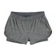 thumbnail image 1 of Reebok Cardio Running Athletic Workout Shorts para mujer, gris, grande, 1 of 2