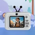 thumbnail image 1 of Cámara selfie para niños, videocámara portátil con pantalla IPS de 2,0 pulgadas, dibujos animados para niños y niñas, 1 of 7