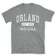 thumbnail image 1 of Orland Indiana Classic Established Men's Cotton T-Shirt, 1 of 1