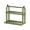 Green, variant on Multi-Layer Storage Rack Multi-Layer Storage Rack Desktop Organizer Cup Holder Tea Shelf Kitchen Bathroom Organizer Plastic Shelving Unit with Multiple Compartments for Home Office