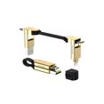 thumbnail image 1 of Rolling Square Incharge X Cable De Carga Múltiple Cable Cargador De Llavero Portátil 6 En 1 Con Potencia De Carga Ultrarrápida De 100 W Saturn Gold Multi Charger, 1 of 5