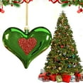 thumbnail image 2 of Ongmies Christmas Heart Ornaments, Christmas Decorations – Green Heart & Red Love Pendant for Warm Holiday Spirit, Christmas Tree Decoration, 2 of 9