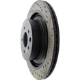 thumbnail image 4 of StopTech 127.42101L StopTech Sport Rotors; Drilled And Slotted; Rear Left; Fits select: 2010-2013 INFINITI G37, 2009-2019 NISSAN 370Z, 4 of 5