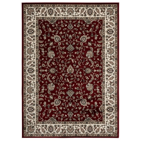 - Lapis Rugs Area Rug 5x7 Antique Vintage Collection Oriental Low Pile Turkish Carpet Ushak Oushak ( 5' 2