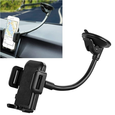 Universal Car Windshield Dashboard Suction Cup Mount Holder Stand for Cell (Best Cell Phone Stand)