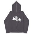 thumbnail image 1 of Sudaderas oscuras europeas y americanas para hombre y mujer, sudaderas con capucha góticas para parejas, sudaderas de Cremallera larga de talla grande Harajuku 2023, 1 of 5