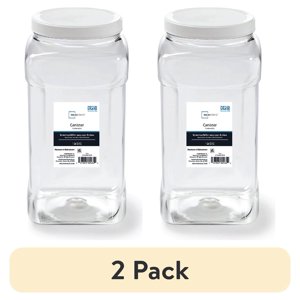 Mainstays 4-Quart Clear Plastic Canister with Twist-Top Lid