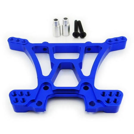 Shock Tower Shim - Atomik Alloy Rear Shock Tower Traxxas Slash 4X4, 1:10, Blue
