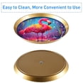 thumbnail image 5 of Flamingo Modern Plastic Discs Iron Pillar Dessert Table Stand | 32cm/12.5in Height | 21cm/24cm/27cm Plates, 5 of 6