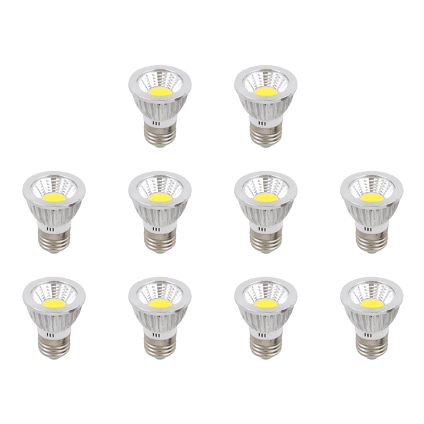 Foco COB 9W luces led E27 AC 85-265V bombilla lámpara (frío) blanco