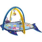 YuMe Brand Baby Shark Entertainer Activity Mat Sensory & Sounds, Unisex, 1-Pack