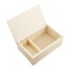 thumbnail image 5 of Caja de música de madera artesanal, caja de música antigua para hacer tú mismo, ideal para cumpleaños, bodas, para mujeres y hombres. Color de la madera, 5 of 9