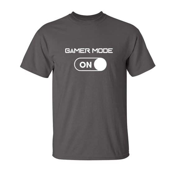 Gamer Mode On Sarcastic Humor Graphic Novelty Funny Tall T Shirt