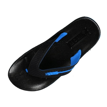 

Pimfylm Men House Slippers Aqua Cloud Minimalist Men’s Water Sandals with Extra-Grippy Sole Blue 8.5