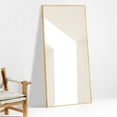 thumbnail image 2 of 71"x24" Rectangular Full Length Floor Mirror with Stand Gold, 2 of 7