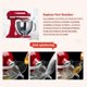 thumbnail image 1 of For 4.5-5QT Tilt-Head Stand Mixers Accessories Mixing Bowl+Dumping Shield Bracket Dishwasher Safe, 1 of 5