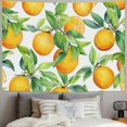 thumbnail image 2 of BCIIG Lemons Oranges Leaves Tapestry Wall Hanging Unique Style Home Wall Decor Art Living Room Bedroom Apartment Farmhouse Dorm 40x30inch, 2 of 6