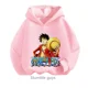 thumbnail image 3 of Ropa de anime para niños, sudadera de una pieza para niños, ropa de primavera y otoño para niñas, sudadera de dibujos animados de Luffy Zoro, traje con capucha para adolescentes, camisetas de Sonic, 3 of 5