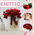 thumbnail image 3 of 39/59In Handmade Crochet Rose Bouquet Throw Blanket, Bouquet-Style Floral Throw Blanket, Soft DIY Bouquet-Style Home Decor for Valentine's, 3 of 7