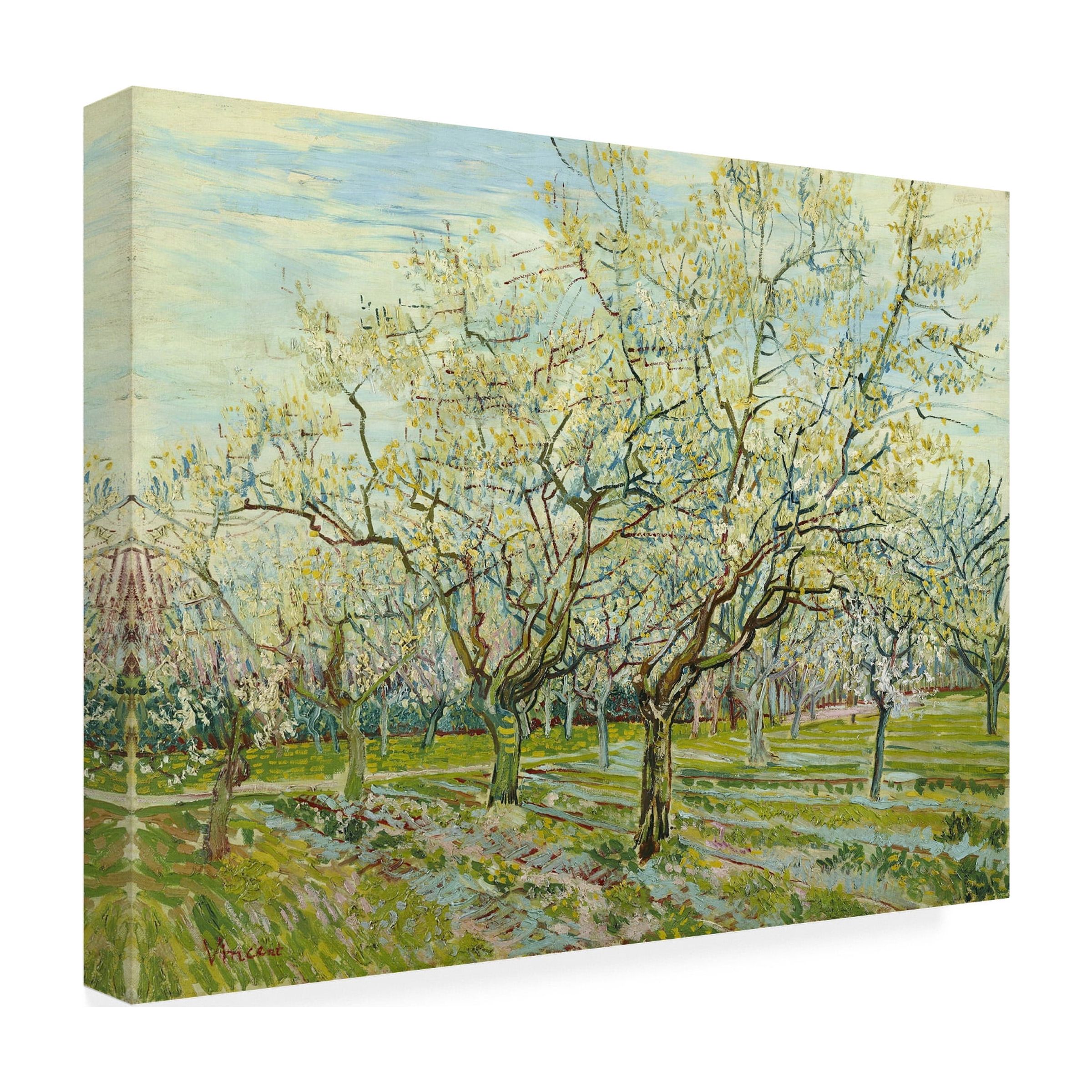 Van Gogh 'The White Orchard' Canvas Art