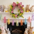 thumbnail image 2 of Outdoor Wreaths for Front Door Easter Wreath Decorations Artificial Flower Festive Wreaths Tabletop Candlestick Wreath Decorations Suitable For Indoor And Outdoor Easter Decorations, 2 of 7